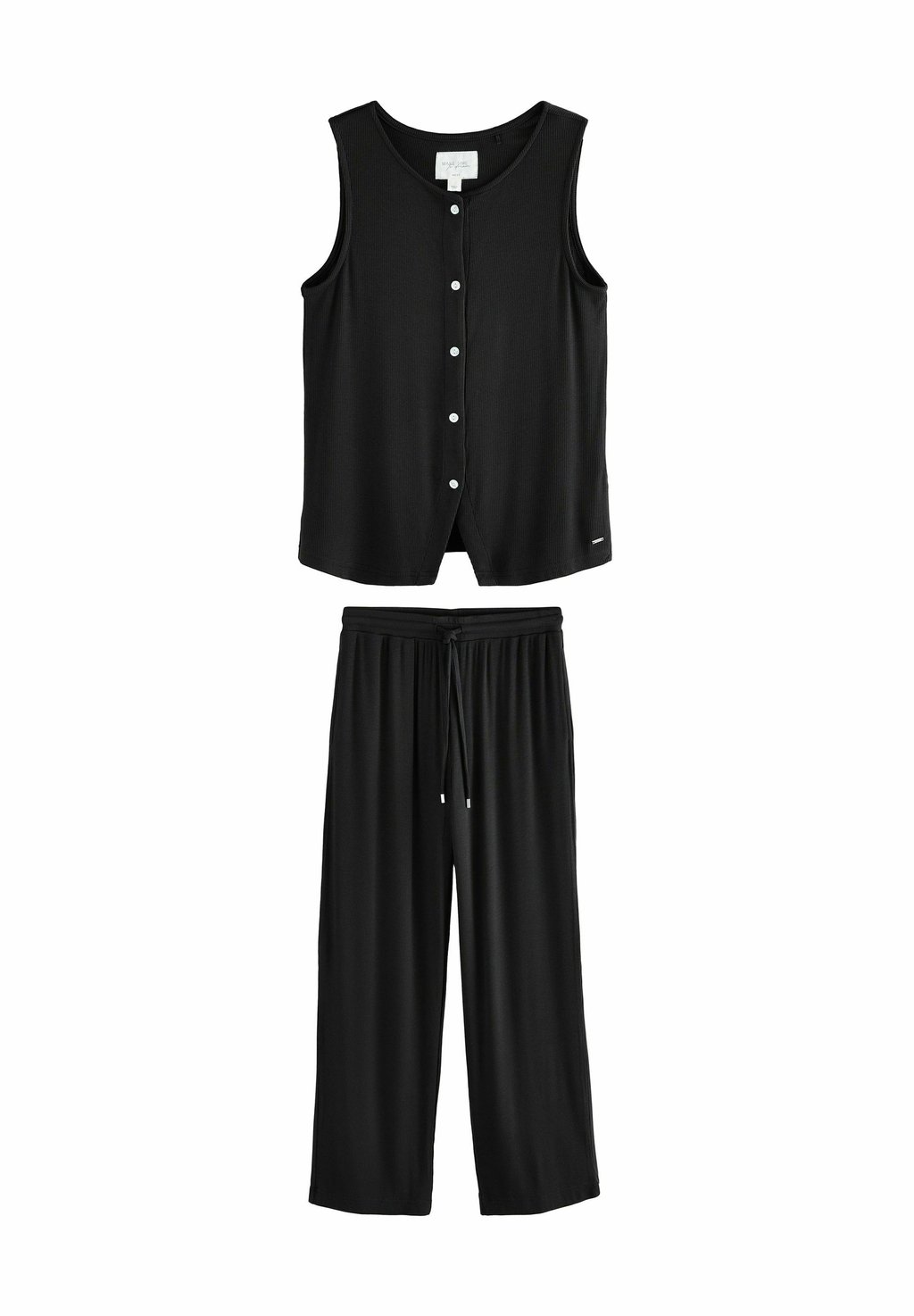 

Пижама BUTTON THROUGH SET - Pyjama set Next, черный