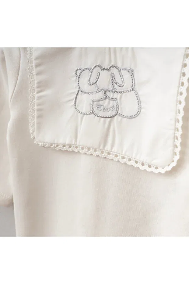 Детский комплект для новорожденных хлопковый Best friends Mert Baby, Ecru — фото 4