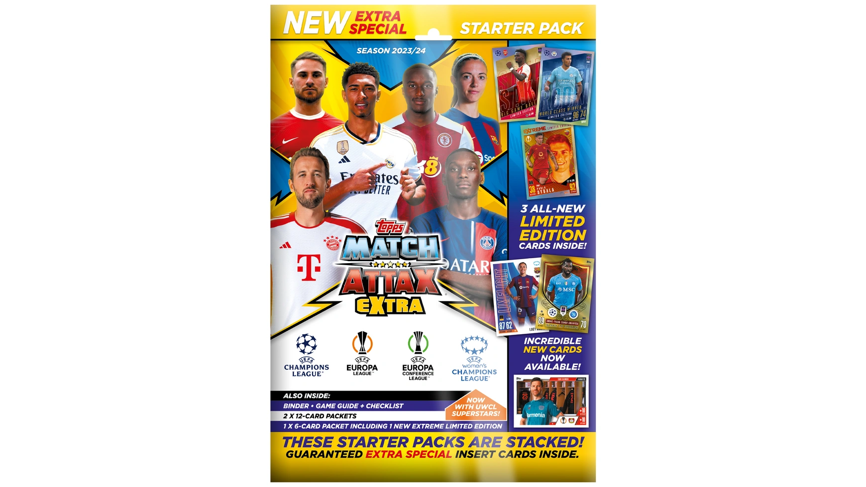 

Topps Стартовый пакет Match Attax League Champions Extra 2023/2024