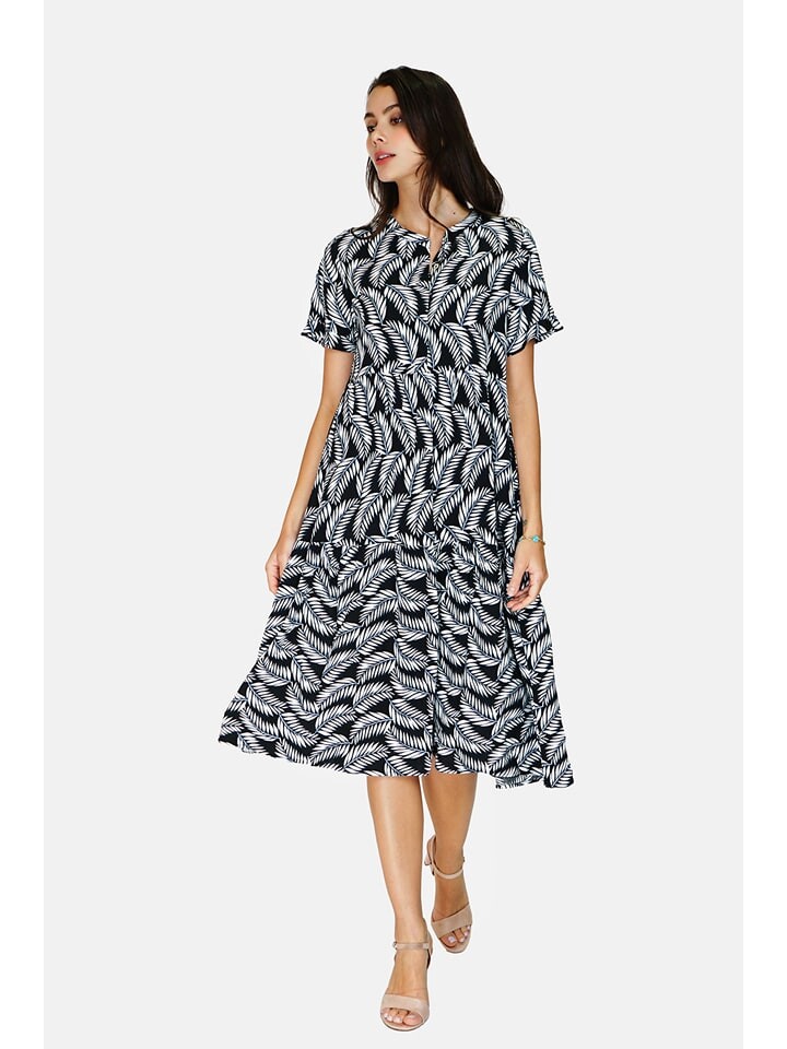 

Длинное платье ASSUILI, черный/белый