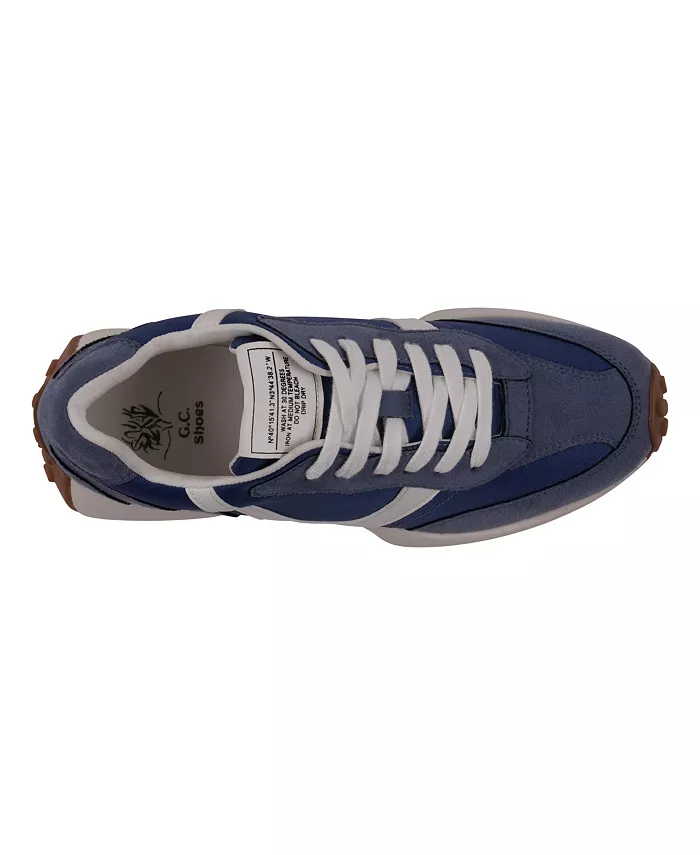 Женские кроссовки Howell в ретро-стиле со шнуровкой Gc Shoes, синий — фото 4