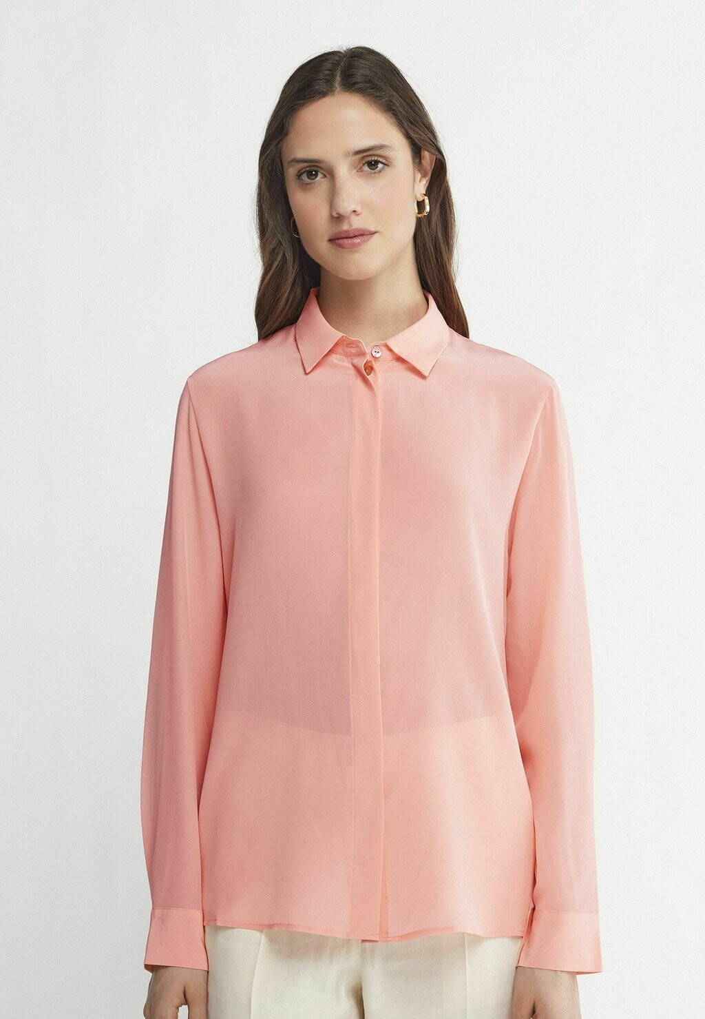 

Блузка на пуговицах COLLAR Falconeri, лососевый