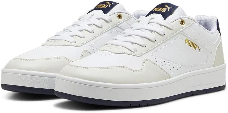 Кроссовки PUMA Unisex Court Classic, Puma White Vapor Gray Puma Navy — фото 2