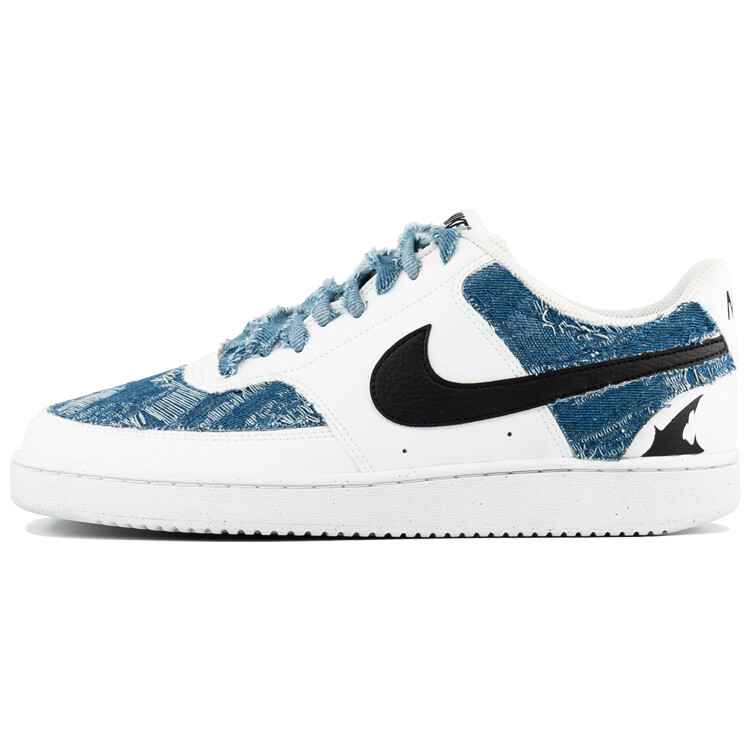 

Кроссовки Nike Court Vision 1 Skateboarding Shoes Men Low-top Blue, белый