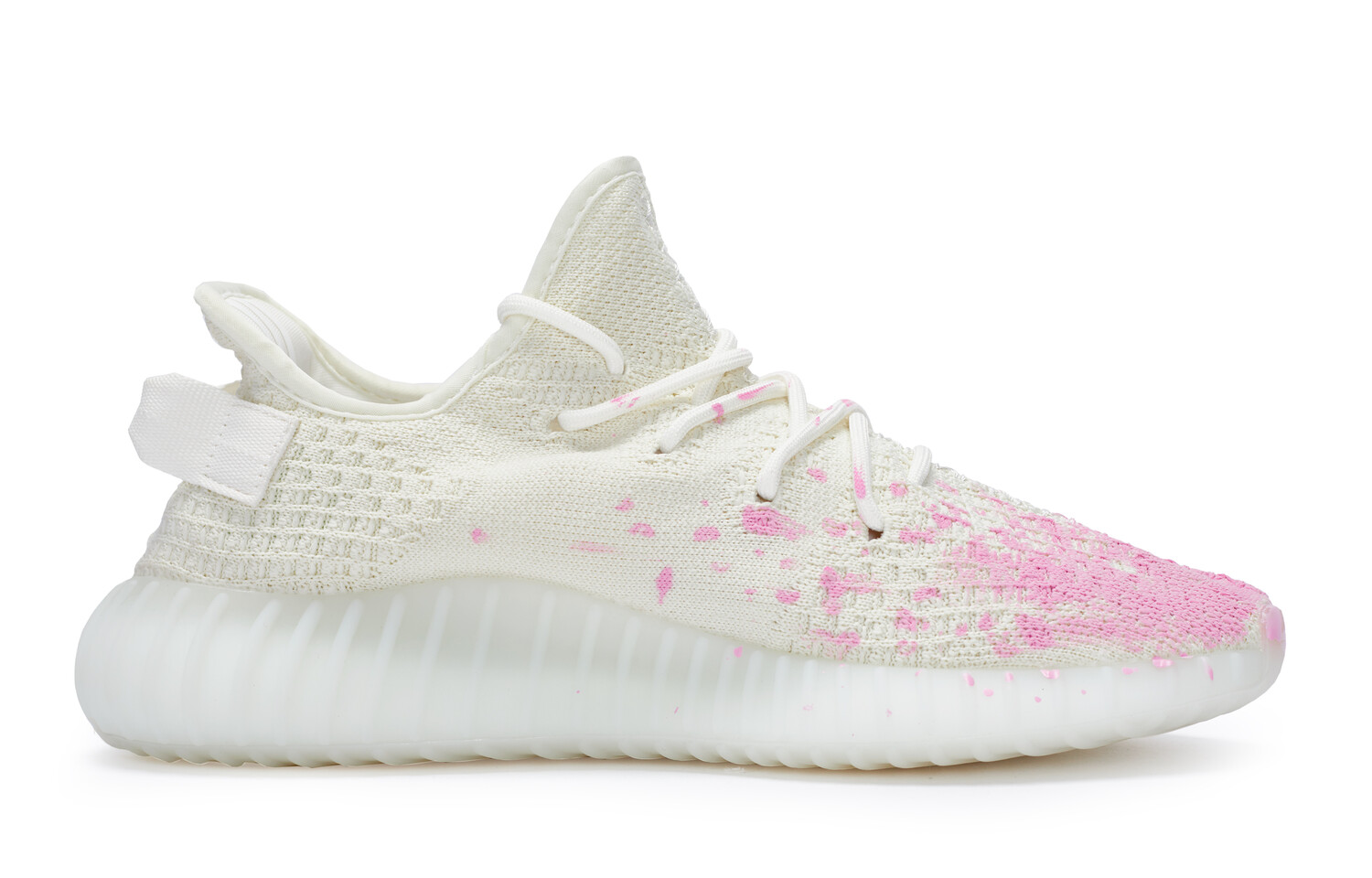 Кроссовки adidas originals Yeezy Boost 350 V2 Lifestyle Shoes Unisex Low-top Pink/white, розовый — фото 3
