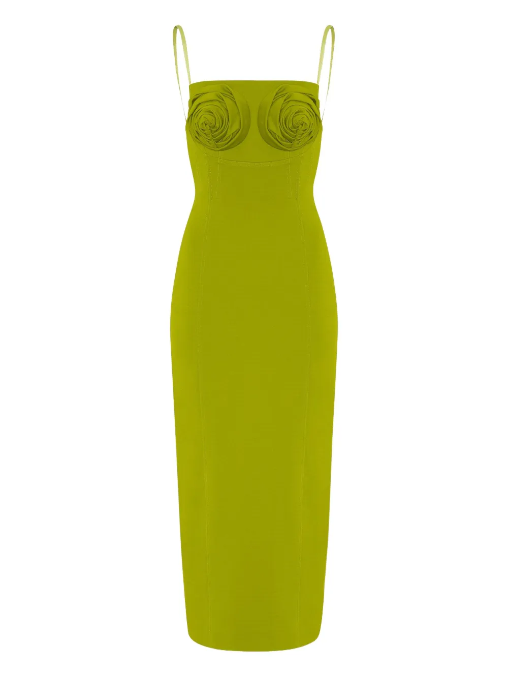 

Декорированное платье миди Jean Paul Gaultier, зеленый