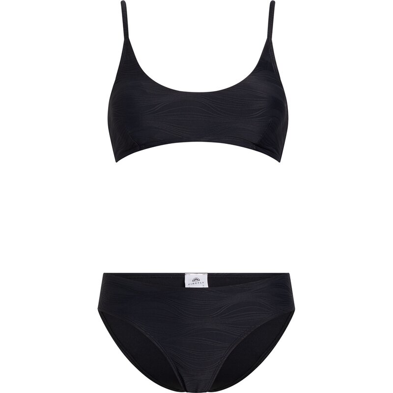 

Бикини da.-бикини Moona с волнистыми краями Firefly, черный