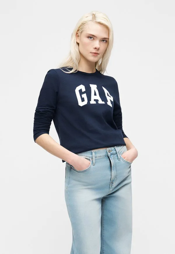 Вязаные широкие штанины, как у широких штанин Gap, Light Blue Denim — фото 4