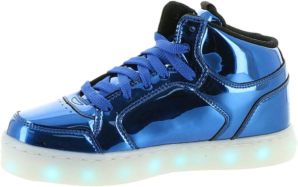 Кроссовки Skechers Kids Energy Lights Eliptic, Little Kid (4-8 Years) Royal — фото 4