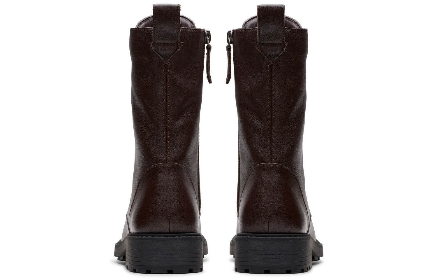 Ботинки женские Clarks Martin высокие на шнуровке, темно-коричневый — фото 4