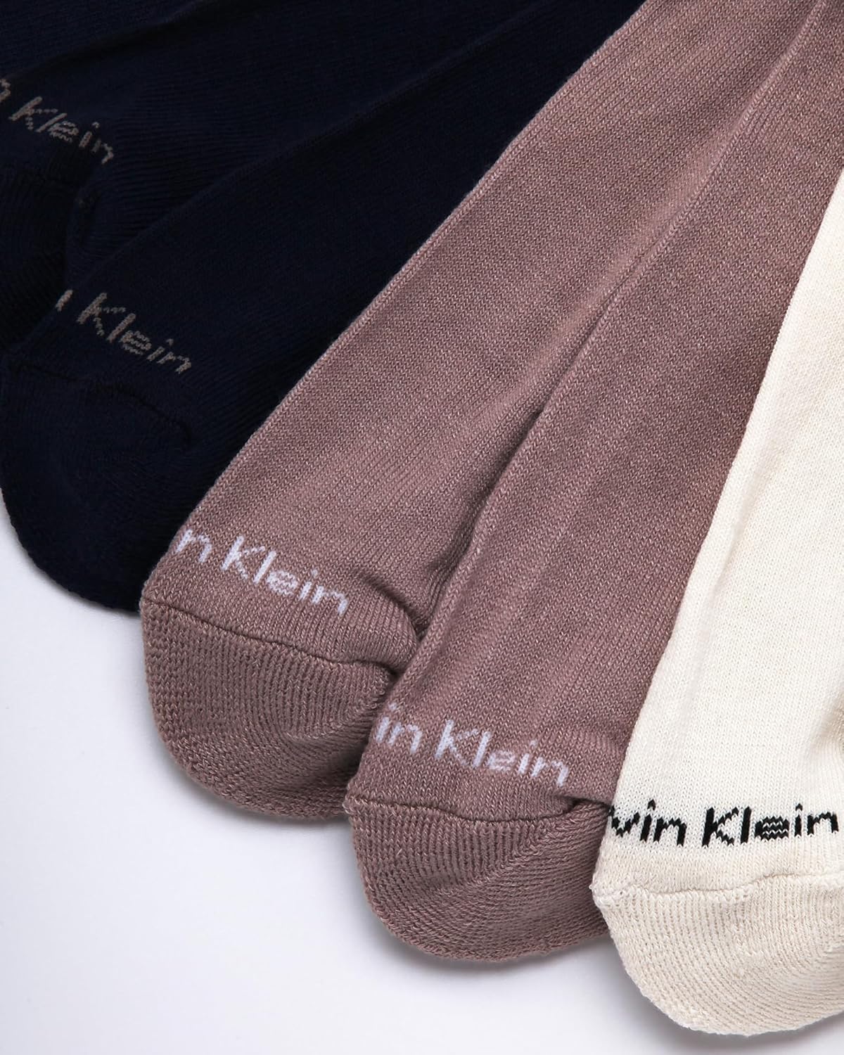 Мужские носки Calvin Klein Crew Socks - 12 пар дышащих спортивных носков с мягкой подкладкой для мужчин, для занятий спортом и бега, Beige Assorted — фото 4