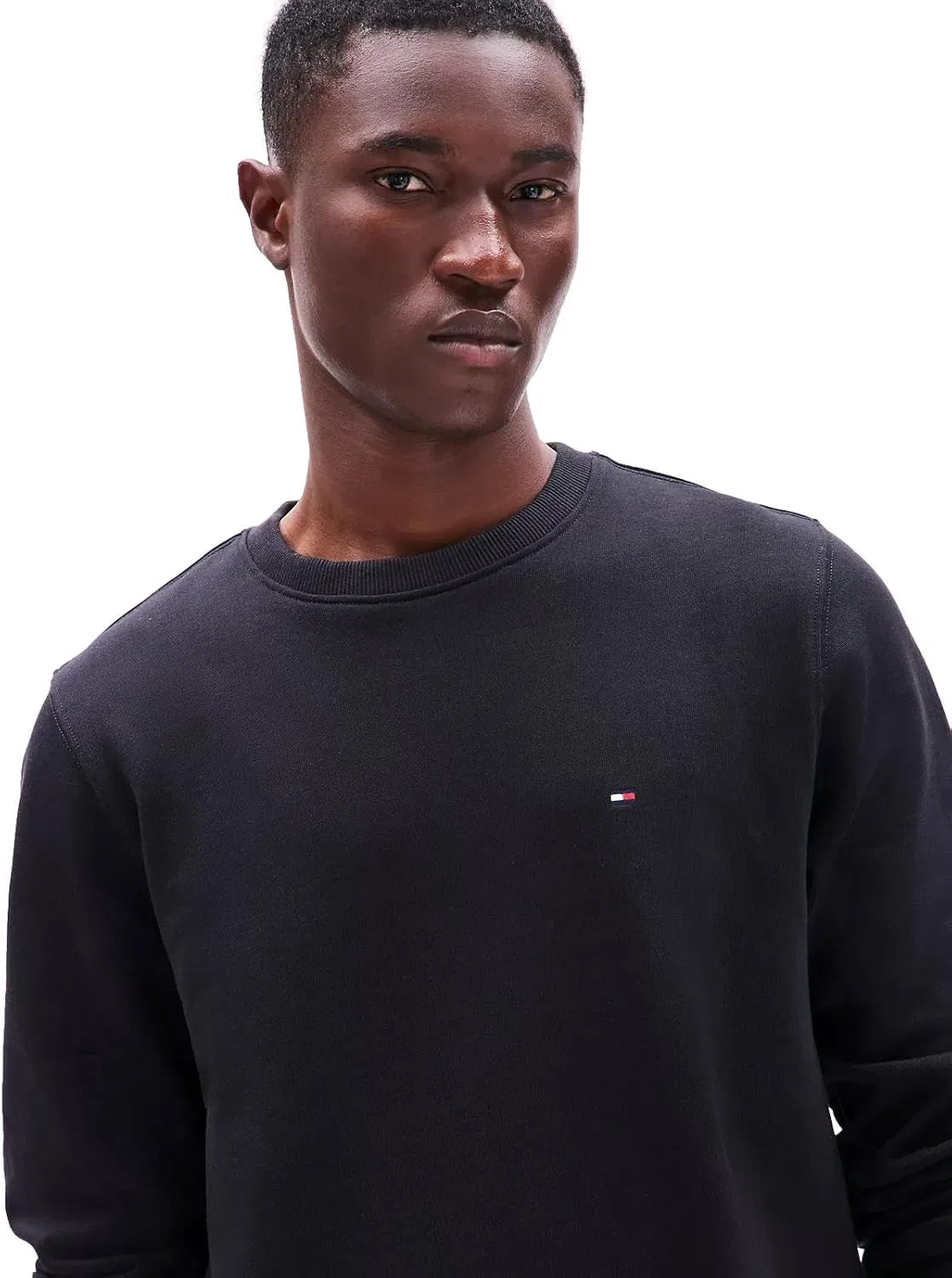 TOMMY HILFIGER мужской свитшот Crew Collection 2025, черный — фото 3