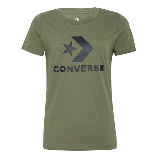 

Футболка classic logo printing short sleeve grass green Converse, зеленый