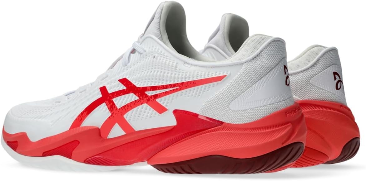 Мужские теннисные кроссовки ASICS Court FlyteFoam 3 Novak, белый/красный — фото 3