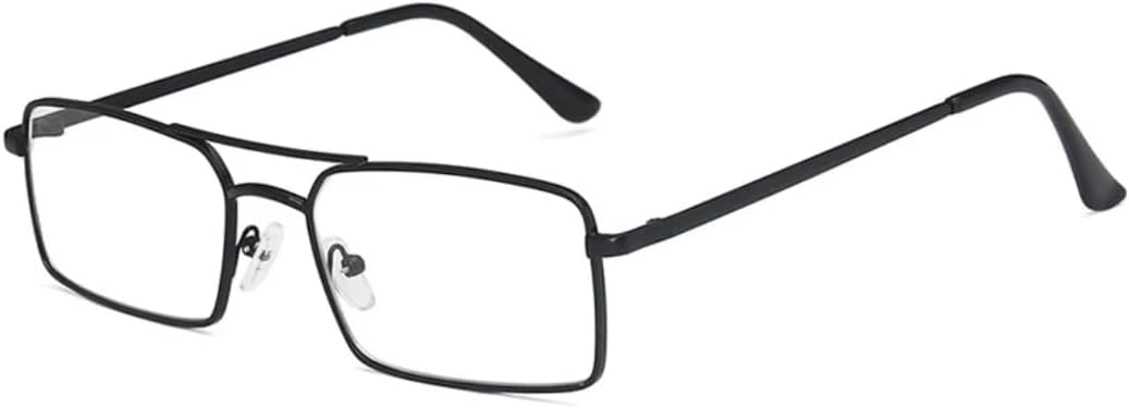 

Женские солнцезащитные очки, модные классические металлические очки; мужские солнцезащитные очки для активного отдыха и вождения с защитой от УФ-излучения UV400 VVTWSSW, Black Clear