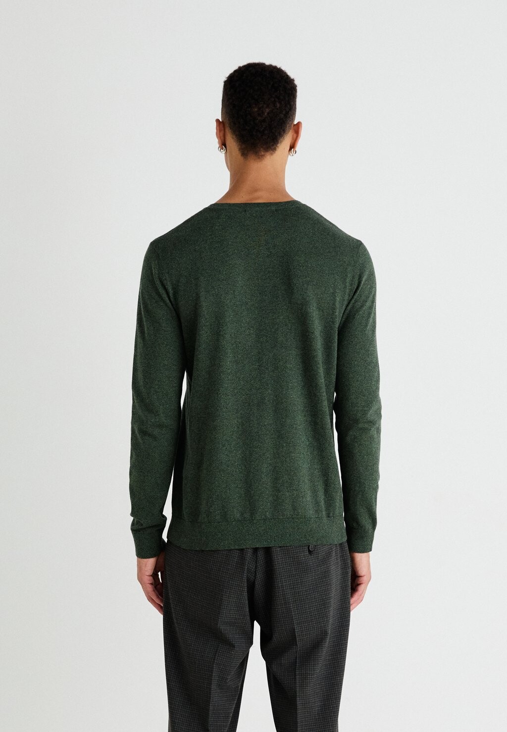 

Джемпер SLHBERG CREW NECK Selected, темно-зеленый
