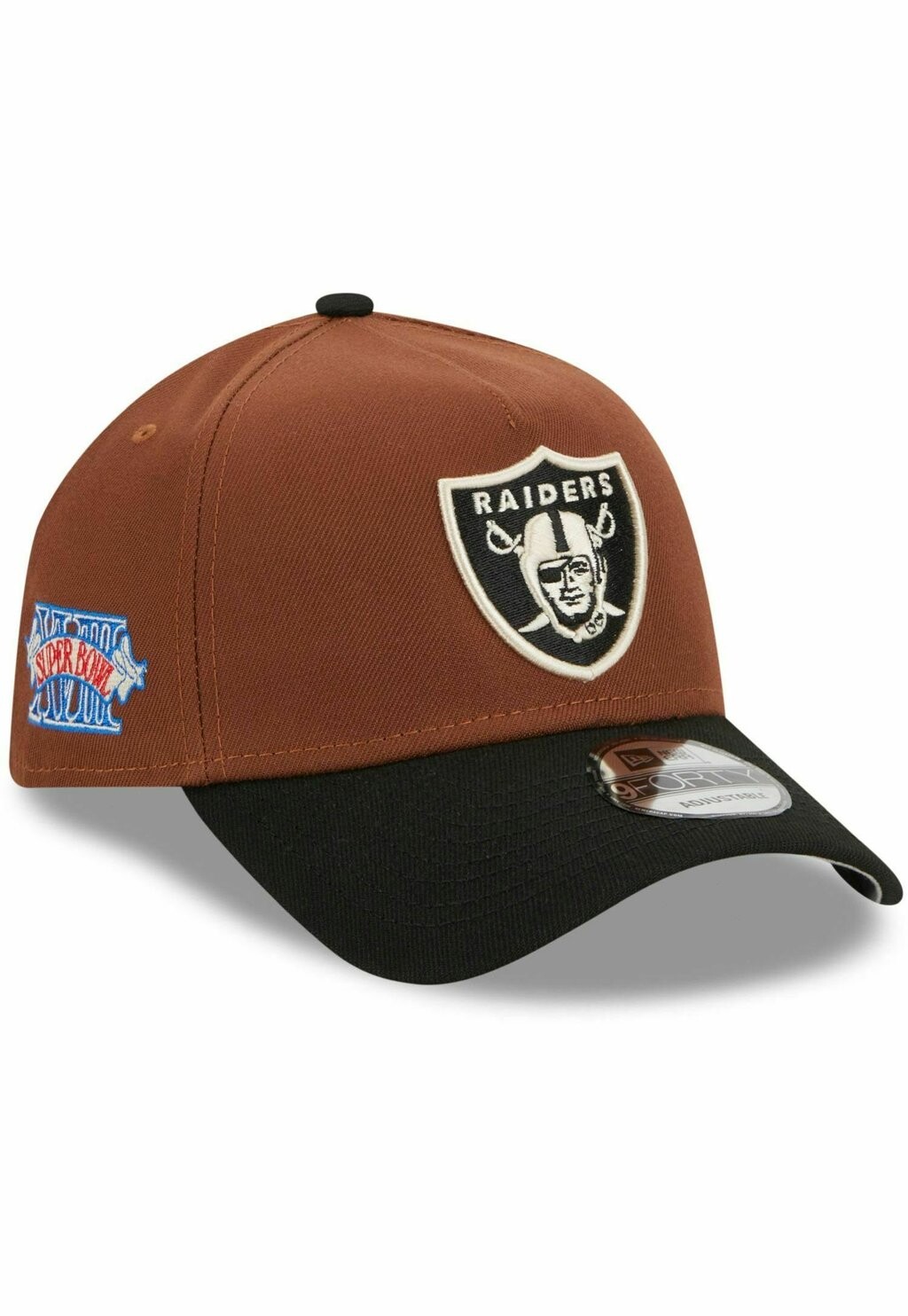 

Бейсболка 9FORTY TRUCKER SIDEPATCH LAS VEGAS RAIDERS New Era, цвет brown