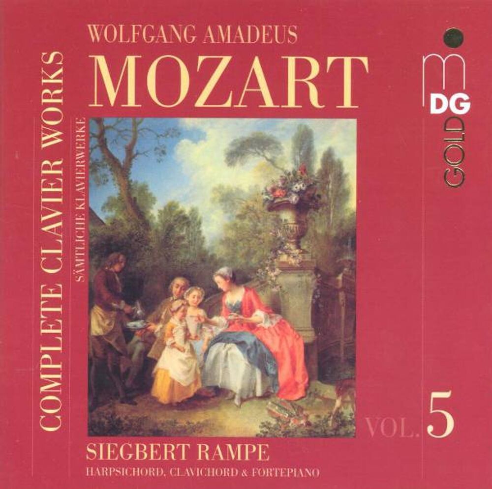 

Диск CD Mozart: Complete Clavier Works, Vol. 5 [Import] - Wolfgang Amadeus Mozart, Siegbert Rampe