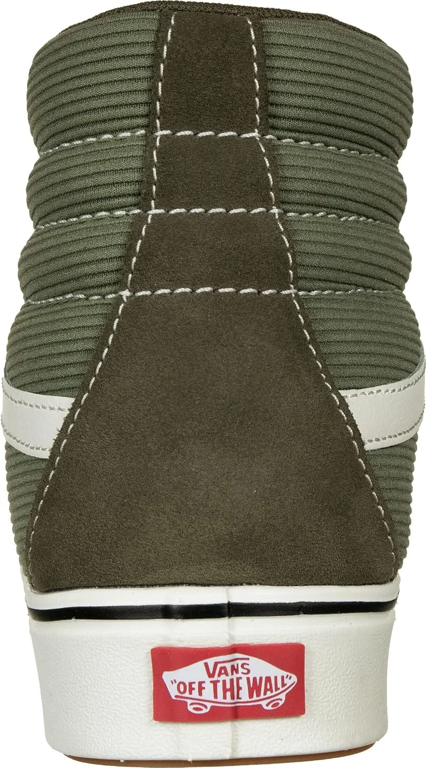 Кроссовки Vans Sk8-Hi ComfyCush Reissue Turnschuhe, Dark Green And White — фото 2