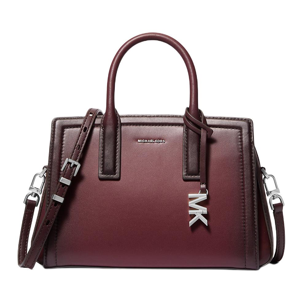 

MICHAEL KORS Леди Сплит кожаная сумка малая женская коричневая красная