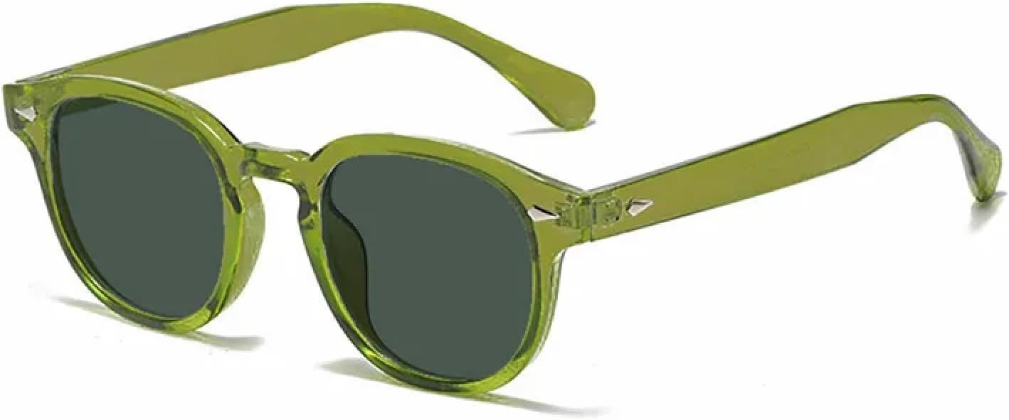 

Солнцезащитные очки с защитой от УФ-излучения UV400 | Овальные женские с декоративными заклепками, мужские с прозрачными линзами цвета морской волны, для занятий спортом на открытом воздухе и вождения DSVIGF, Green Green