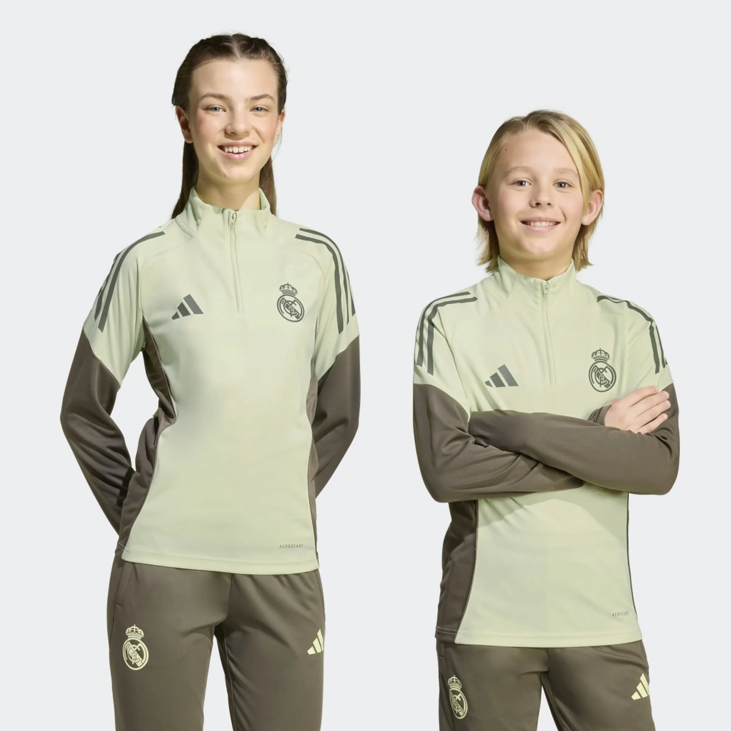 

Детская тренировочная толстовка Real Madrid CF 2025-2026 Tiro 25 Competition adidas, зеленый
