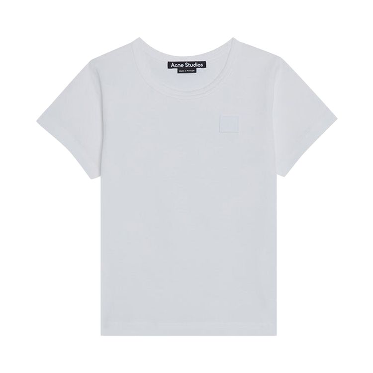 

Футболка Acne Studios Kids Nash Face T-Shirt Optic White, белый