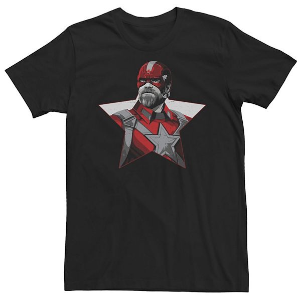 

Футболка Big & Tall Black Widow Red Guardian Star Portrait Marvel