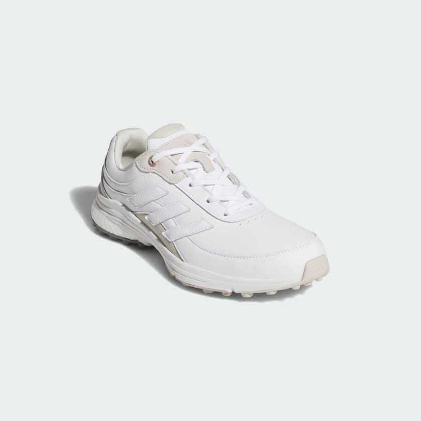 Женские кроссовки для гольфа Adidas Zoysia без шипов, белый — фото 4