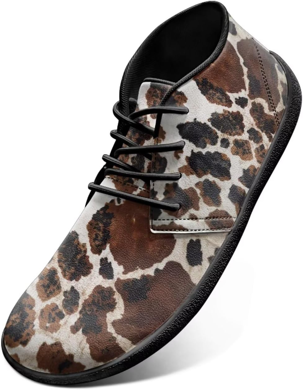 

Мужские дорожные кроссовки Anima Print с широкой носочной частью, классические низкие кеды с нулевым перепадом, легкие минималистичные кроссовки Chririnla, коричневый