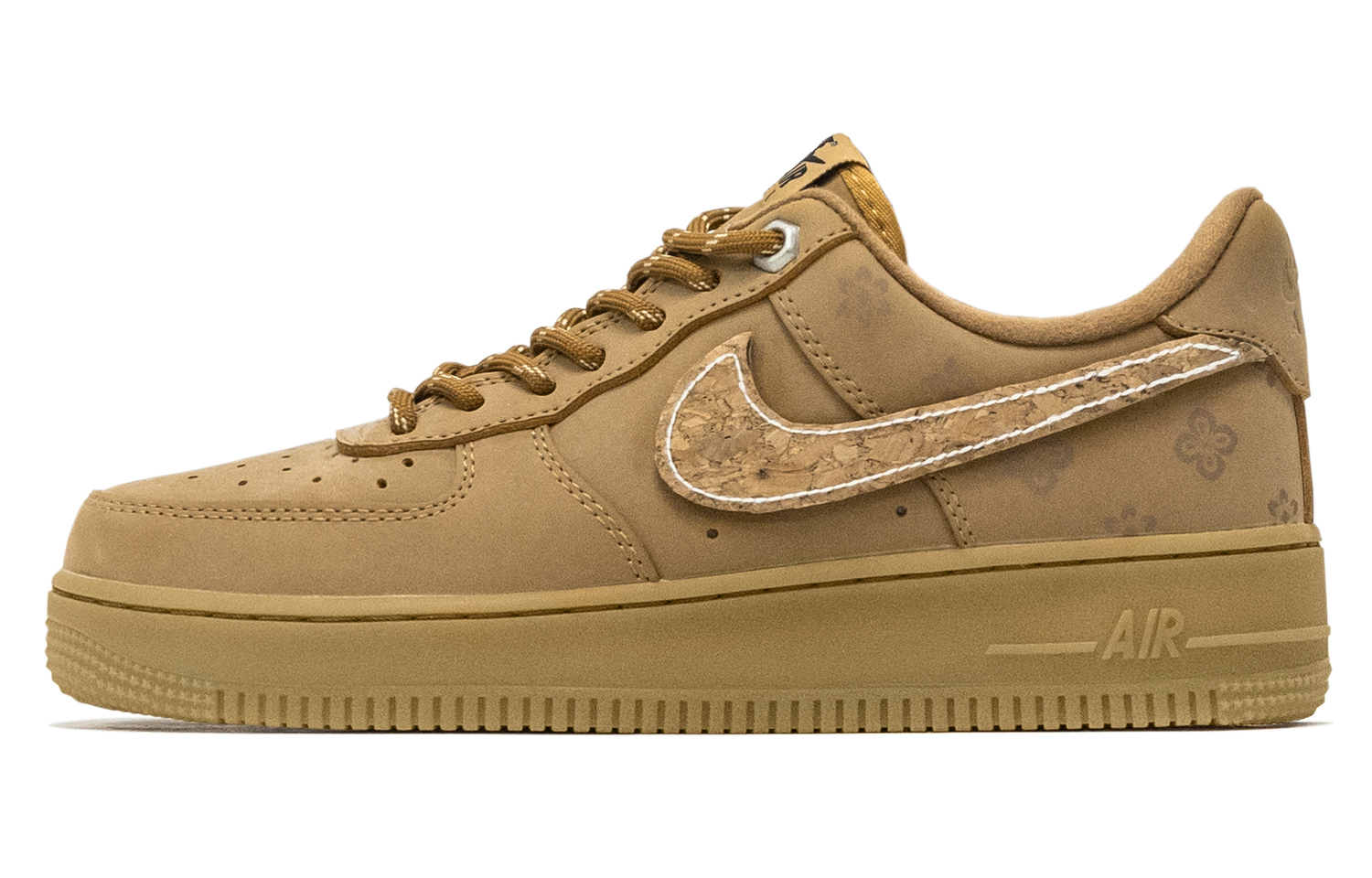 

Кроссовки Air Force 1 MVMOM Rainbow низкие скейтбордические мужские Wheat Nike, коричневый