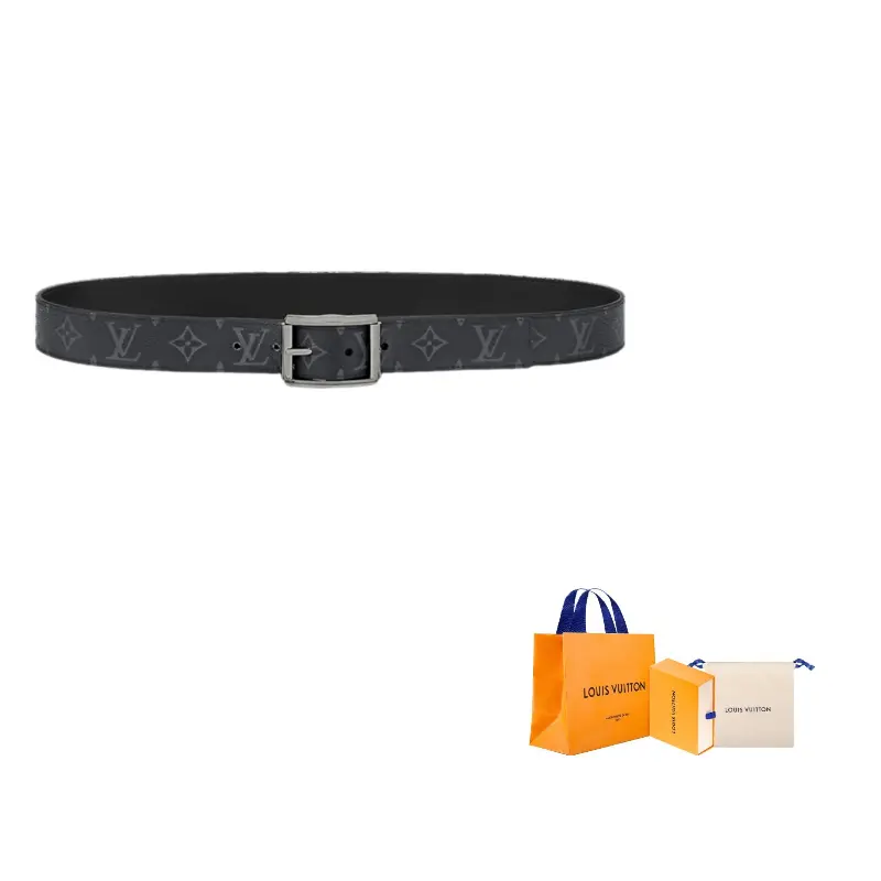 

LOUIS VUITTON Ремень реверсивный Lv Uptown 35 мм, Black