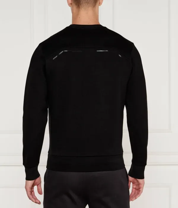 Толстовка Salbo Mirror regular fit Boss Green, черный — фото 4