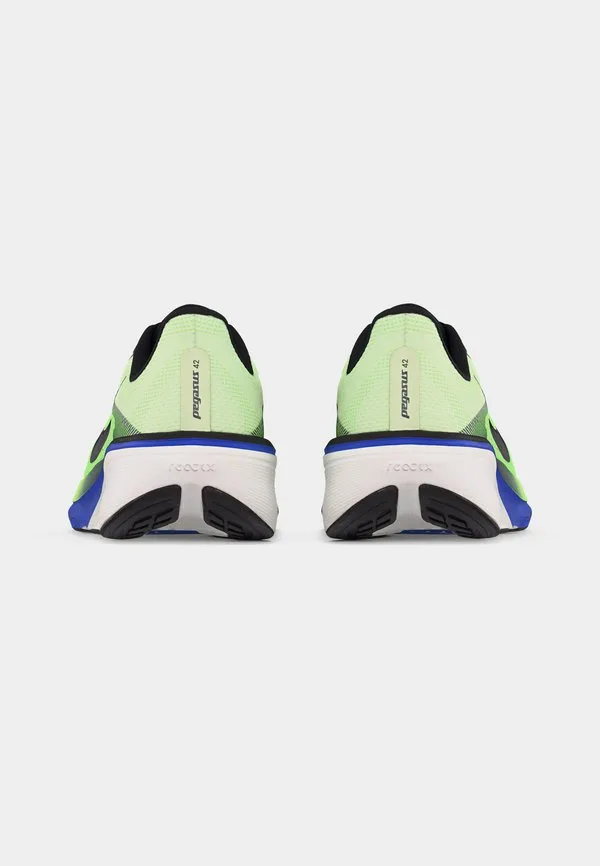 Кроссовки для бега по шоссе pegasus 42 Nike Performance, Volt Tint/Black Spruce/Sapphire/Lime Blast — фото 4