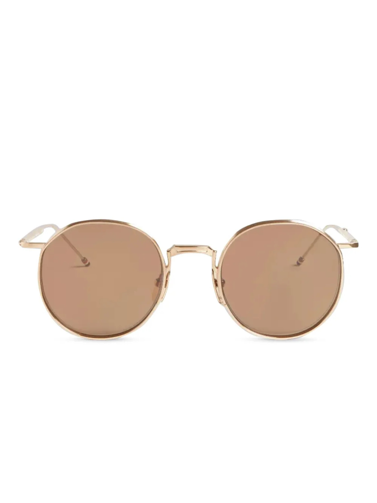 

Круглые солнцезащитные очки Thom Browne Eyewear, золотой