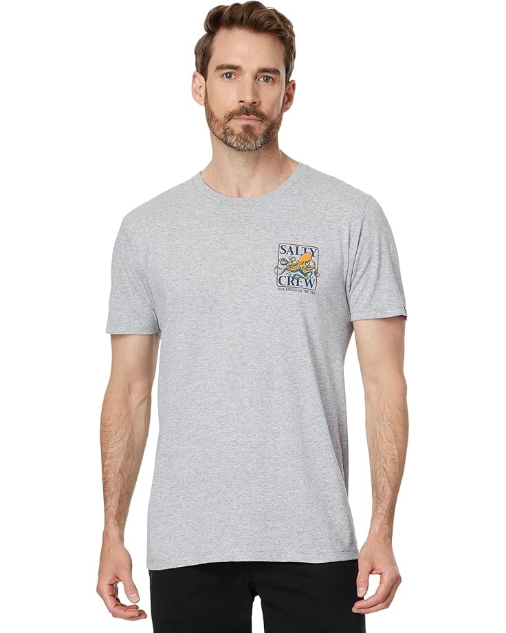 

Футболка Salty Crew Ink Slinger Standard Tee, цвет Athletic Heather