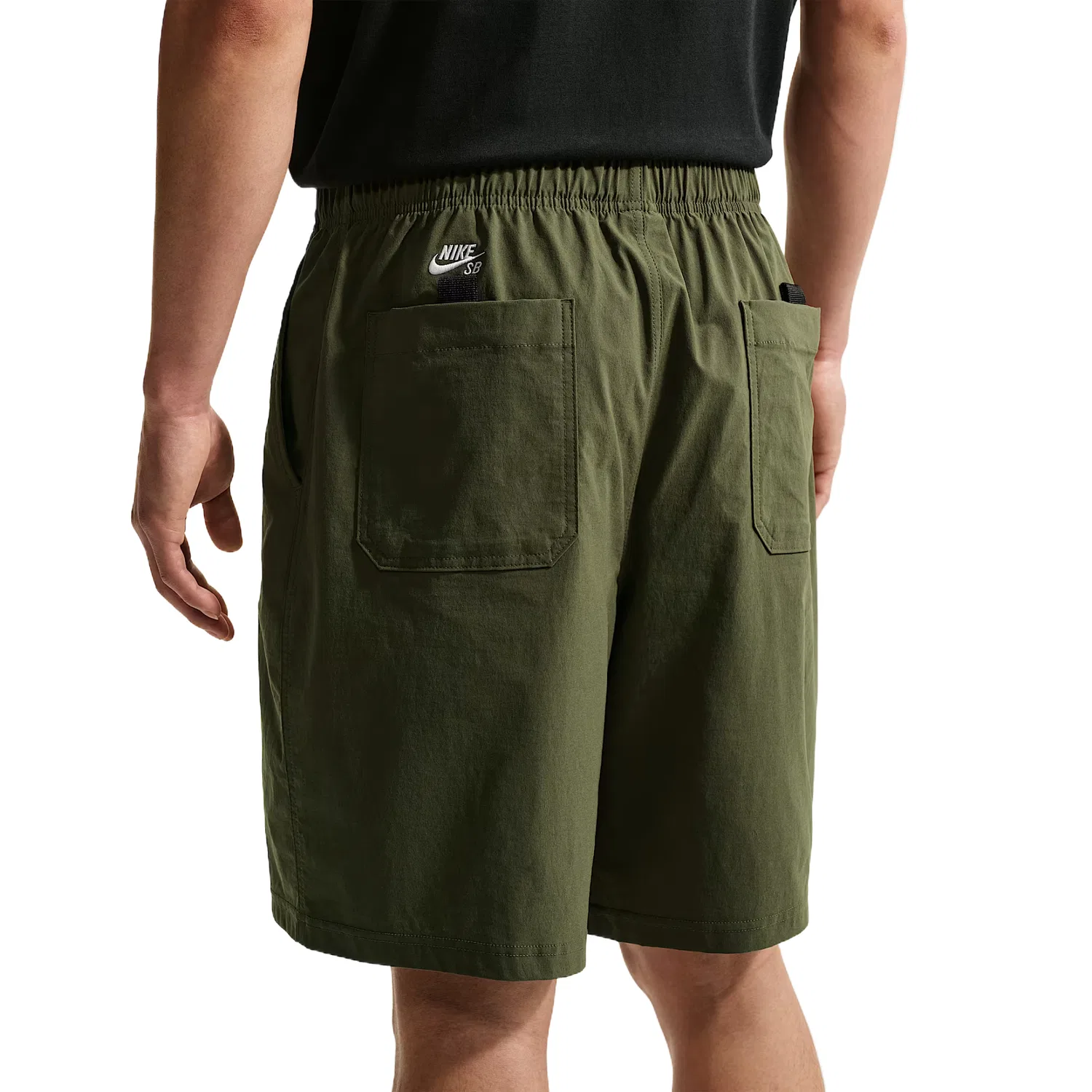 Шорты повседневные SB Casual для мужчин, цвет Khaki/White, средняя посадка Nike — фото 3