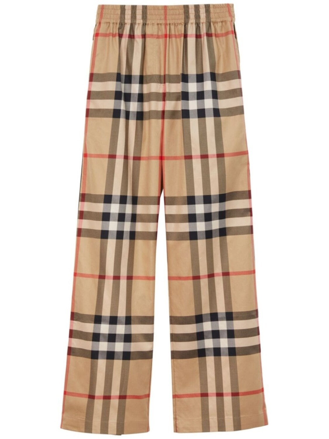 

Burberry брюки из хлопка в клетку, нейтральный цвет