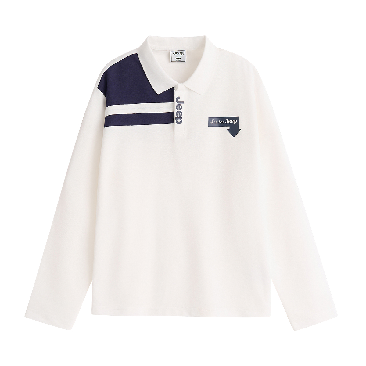 

Детская футболка поло с классическим воротником Jeep, белый
