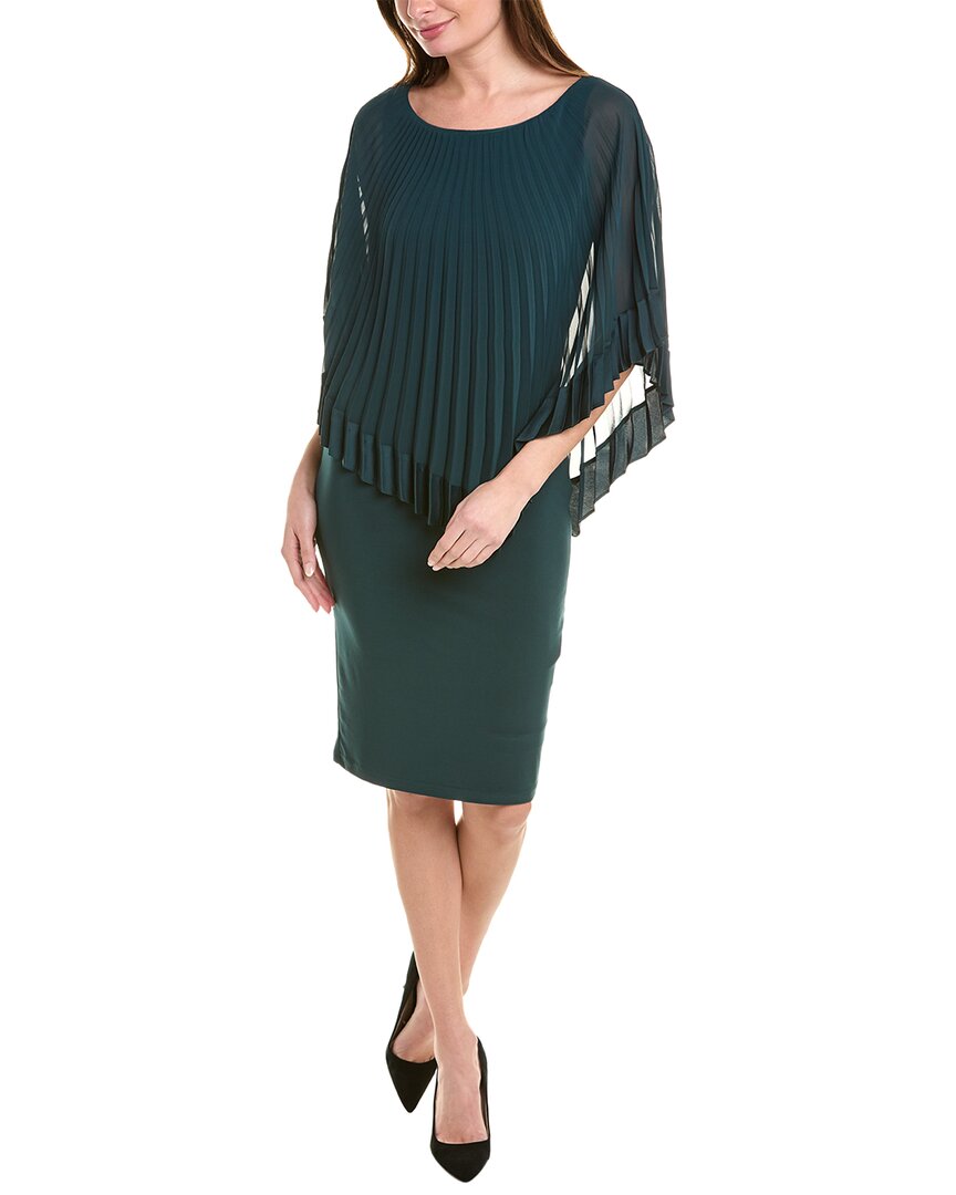 

Платье-футляр Joseph Ribkoff с плиссировкой, зеленый