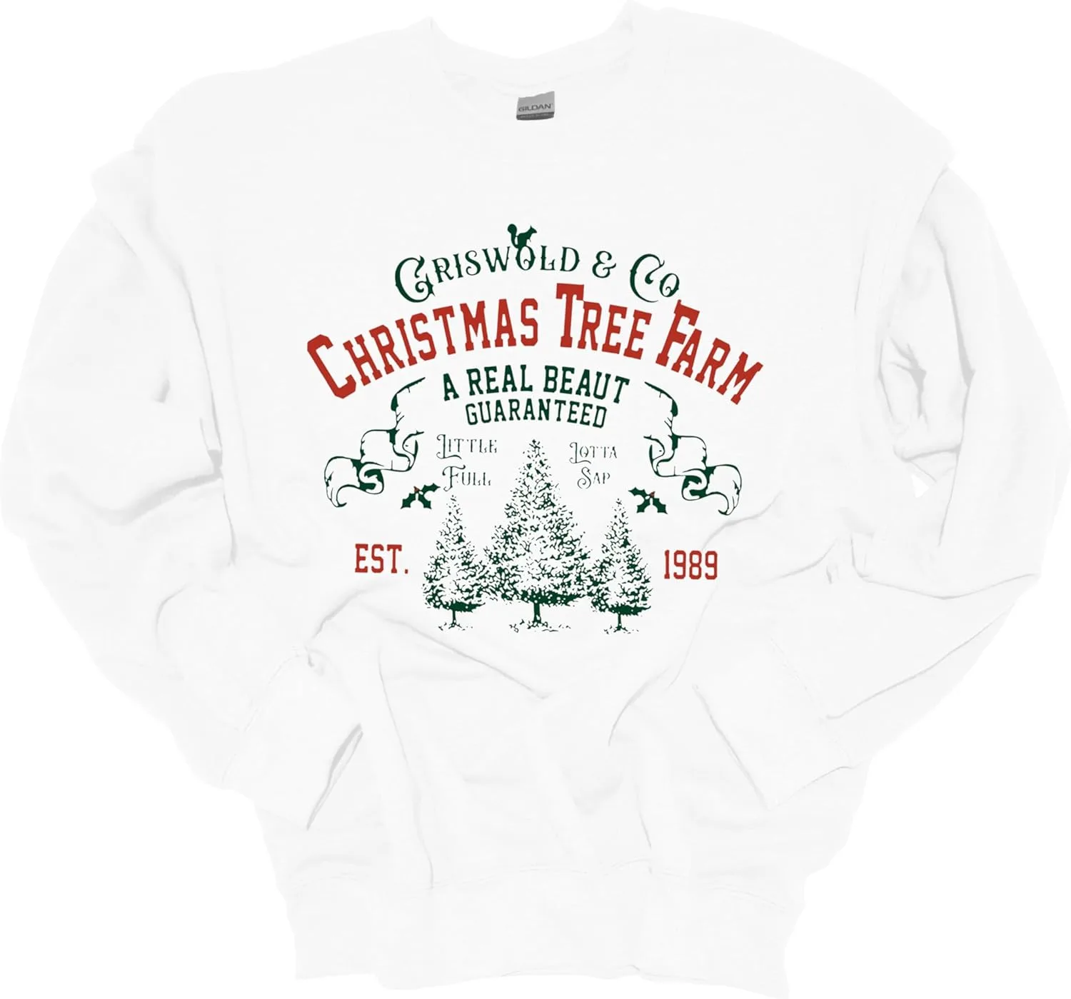 

Trenz Shirt Company Unisex рождественский свитшот Griswold Christmas Tree Farm