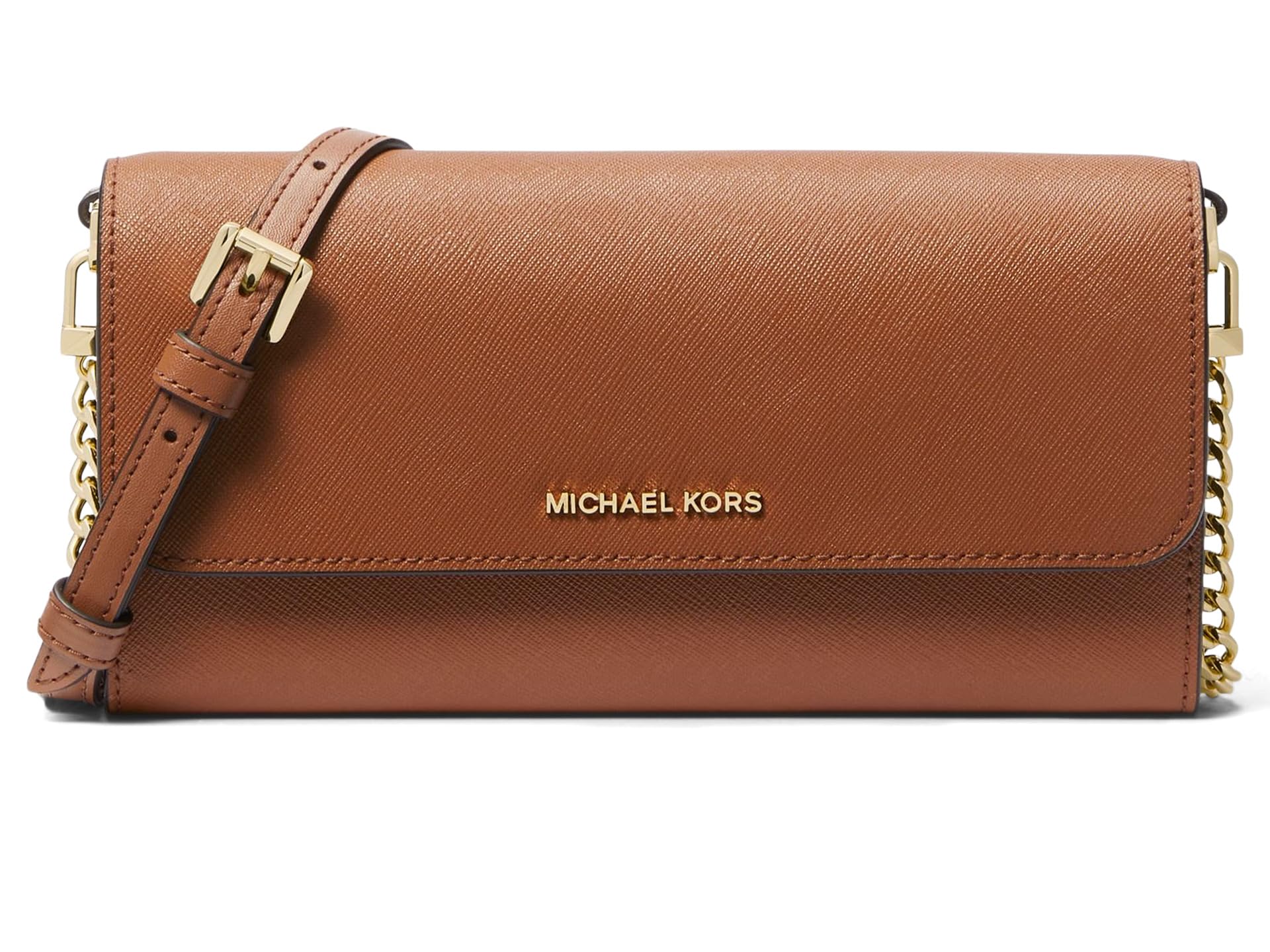 

Сумка кросс-боди MICHAEL Michael Kors Jet Set Large Wallet On A Chain Crossbody, цвет Luggage