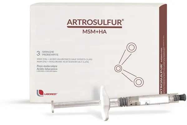 

Artrosulfur MSM + HA 3 предварительно заполненных шприца по 2 мл Оздоровление суставов Laborest