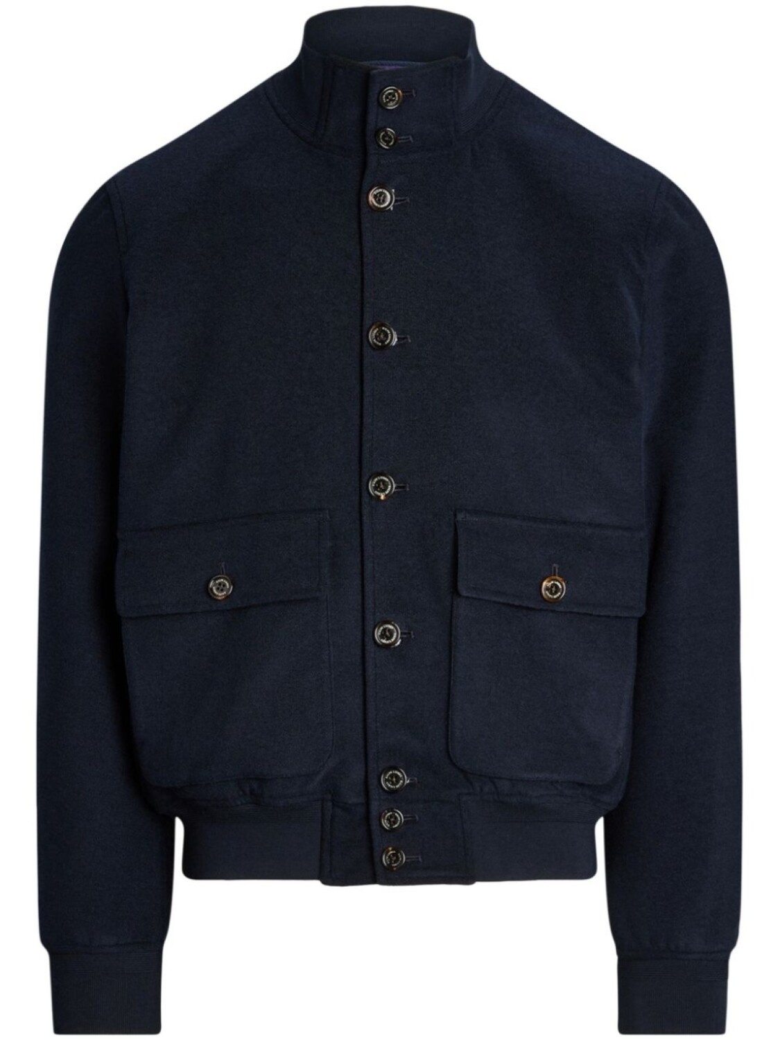 

Однобортное пальто Ralph Lauren Purple Label, синий