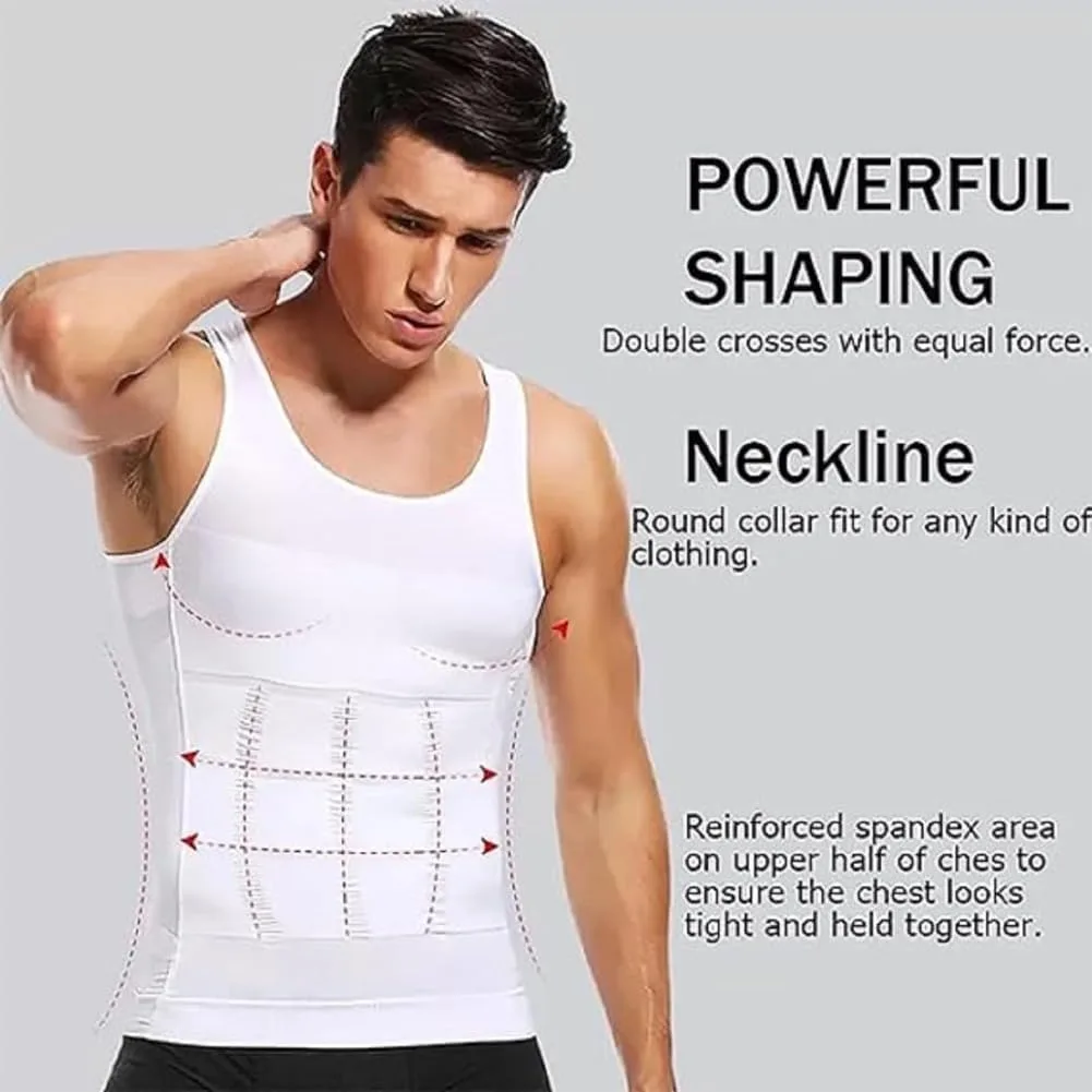 Футболка Shaping Tank 2.0 для мужчин, компрессионная, дышащая — фото 4