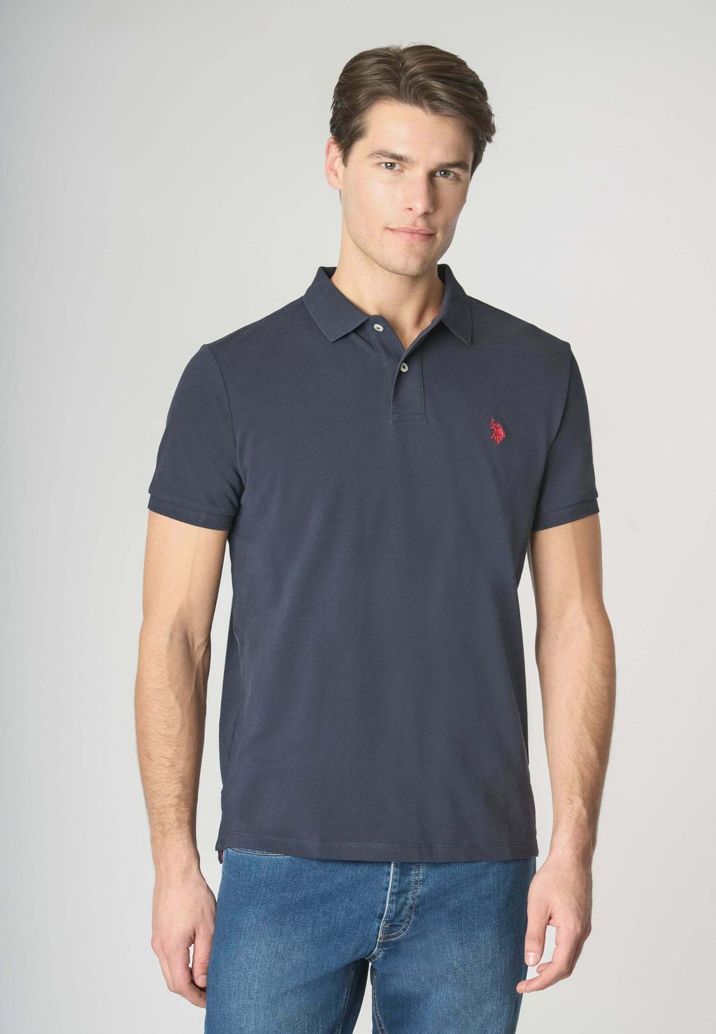 

Поло U.S. Polo Assn., темно-синий