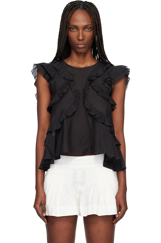 

Блузка Налу Isabel Marant Etoile, черный