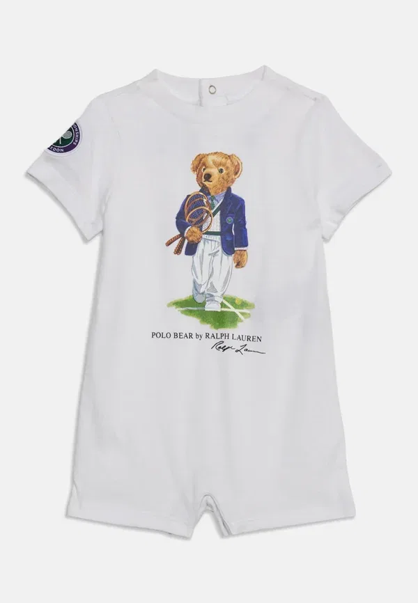Комбинезон хлопковый Polo Ralph Lauren, белый
