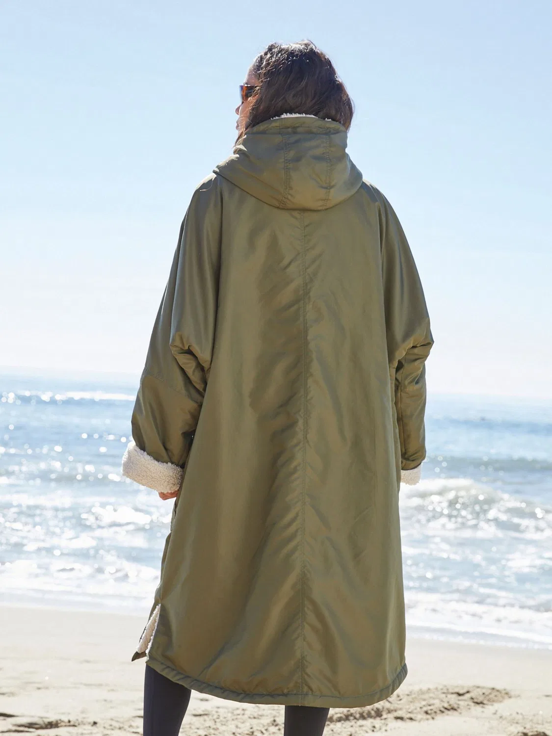 Плащ-переодевалка Active Swim Changing Robe Next, хаки — фото 3