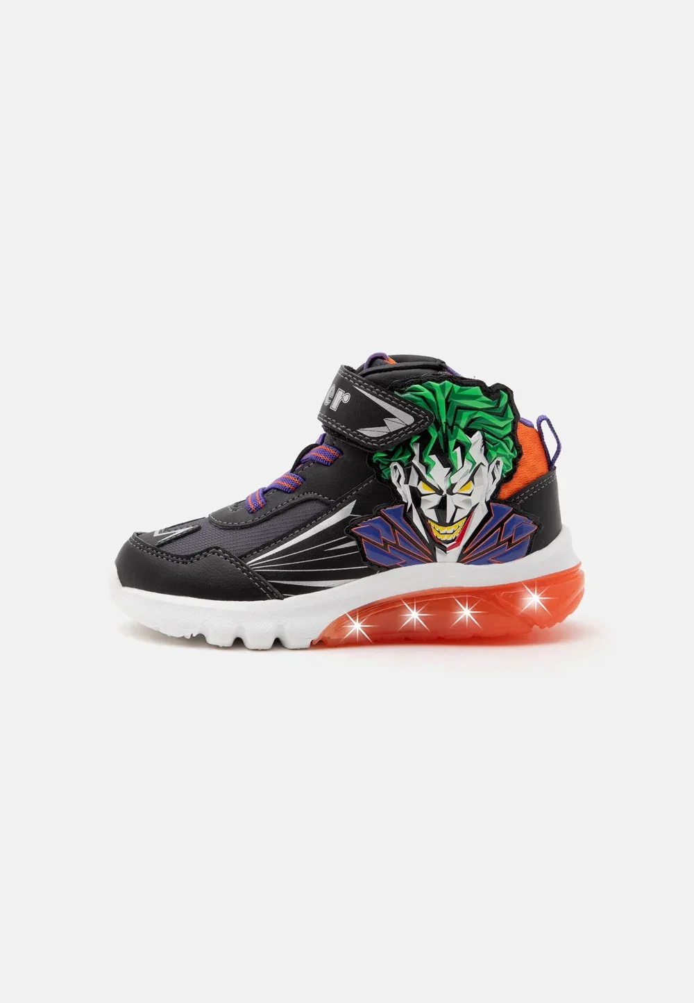 Кроссовки Batman Ciberdron Boy - высокие кроссовки Geox, Black/Orange